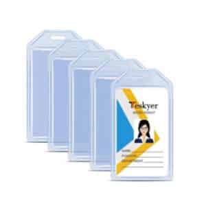 Porta Carnet Siliconado Vertical