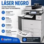 Impresión Láser Negro en Imprinco