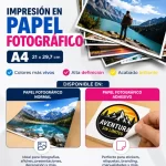Impresión en papel Fotográfico impresión en Imprinco