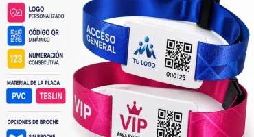 Manillas para Eventos con Placa Personalizada en Imprinco