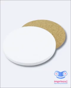 Portavaso Cerámica con base en corcho en Imprinco