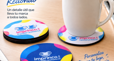 Porta vasos redondo personalizado Imprinco